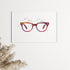 Eyeglasses Watercolor Print Optician Office Decor