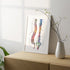 Human Spine Print Wall Art for Chiropractor Office