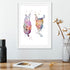 Lymph nodes Watercolor Print Endocrinology Art Poster
